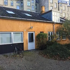 In Quiet Yellow Courtyard Copenhagen